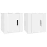 Seinäkiinnitettävät Tv-Tasot 2 Kpl 40X34,5X40 Cm