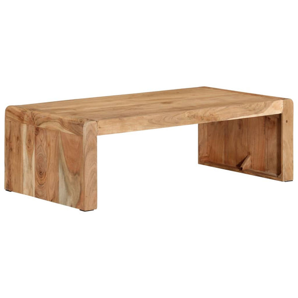 Sohvapöytä 110X55X35 Cm Täysi Akasiapuu