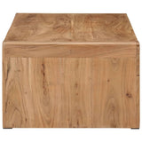 Sohvapöytä 110X55X35 Cm Täysi Akasiapuu
