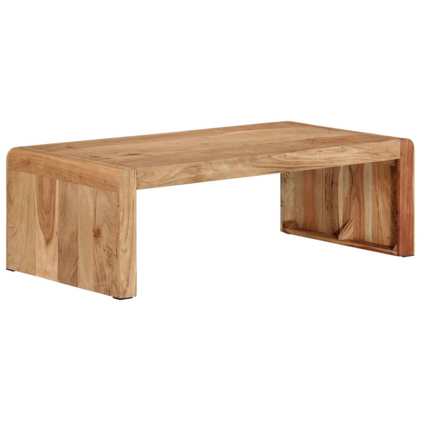 Sohvapöytä 110X55X35 Cm Täysi Akasiapuu