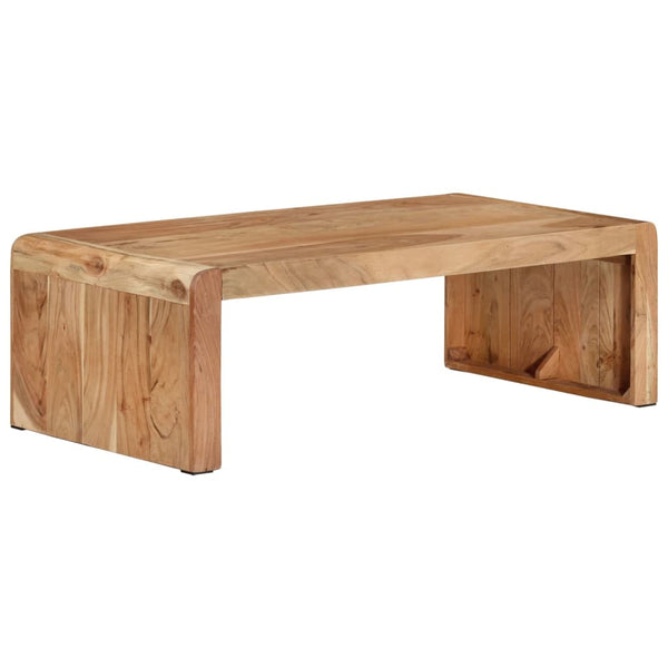 Sohvapöytä 110X55X35 Cm Täysi Akasiapuu