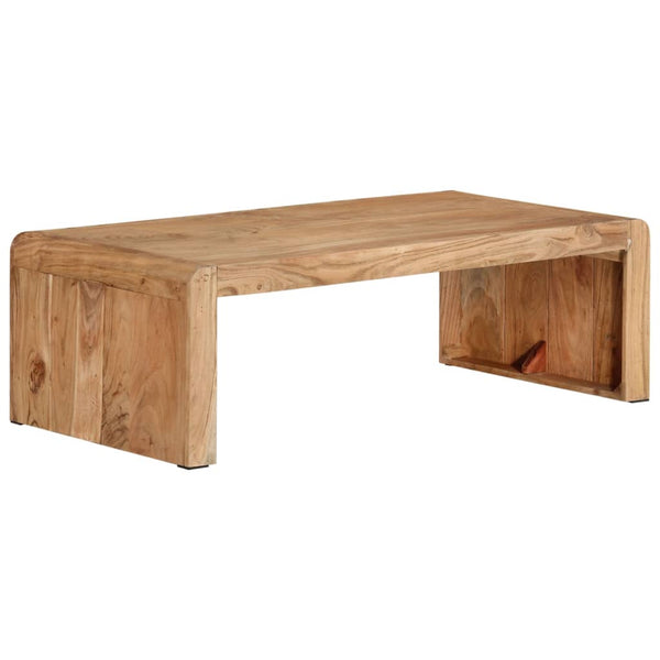 Sohvapöytä 110X55X35 Cm Täysi Akasiapuu