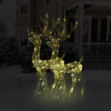Porojoulukoristeet Akryyli 2 Kpl 128 Cm 70 X 26 X 128 Cm