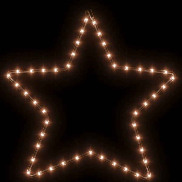 Tähti Joulukoriste 48 Led-Valoa 2 Kpl Lämmin Valkoinen 56 Cm
