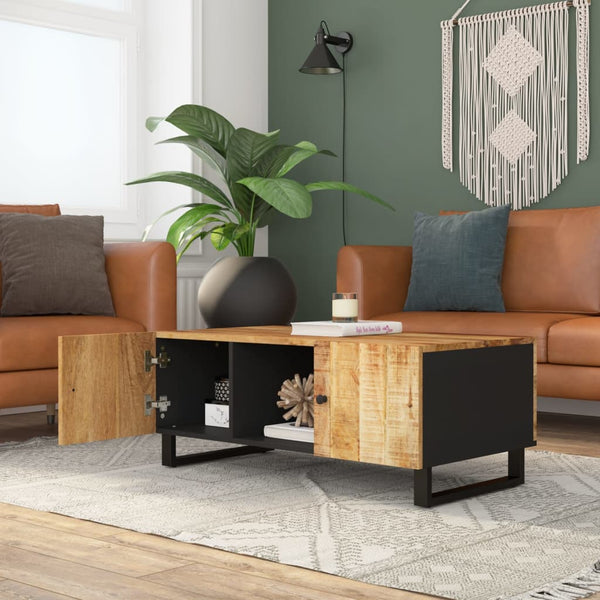 Sohvapöytä 100X54X40 Cm Täysi Mangopuu Ja Tekninen Puu