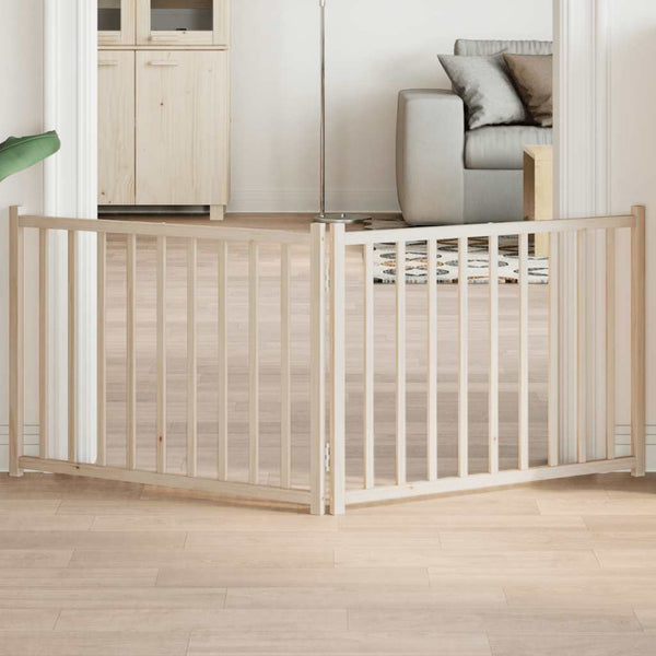 Koiraportti Taitettava 3 Paneelia 150 Cm Täysi Kuusi