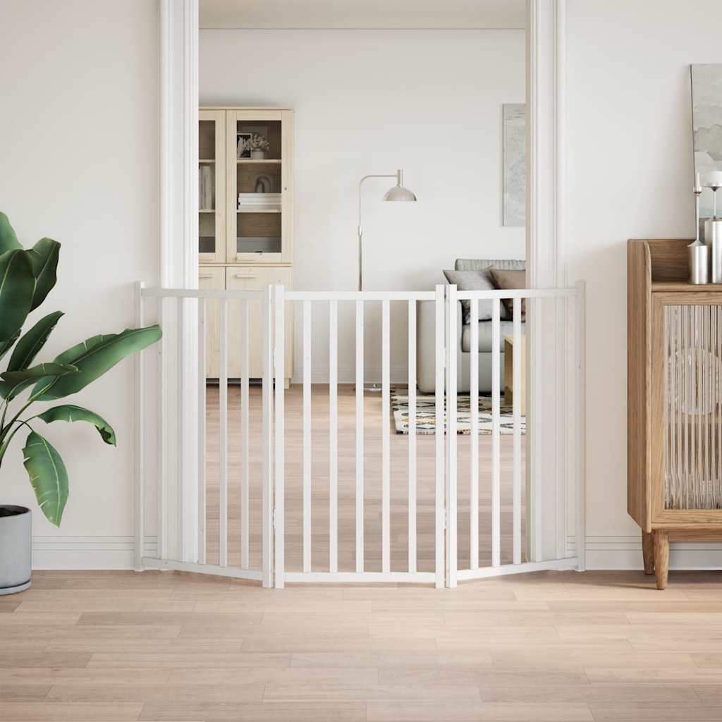 Koiraportti Taitettava 3 Paneelia 150 Cm Täysi Kuusi