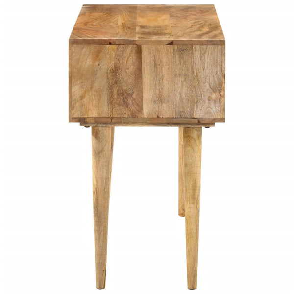 Työpöytä Laatikoilla 110X47X76 Cm Täysi Mangopuu