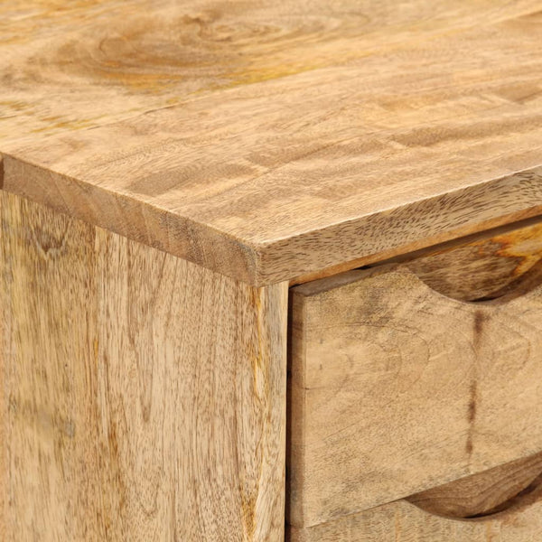 Työpöytä Laatikoilla 110X47X76 Cm Täysi Mangopuu
