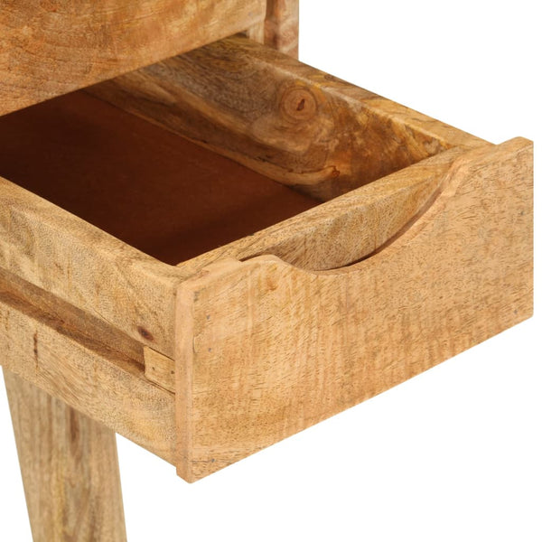 Työpöytä Laatikoilla 110X47X76 Cm Täysi Mangopuu