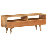 Tv-Taso 110X30X41 Cm Täysi Mangopuu
