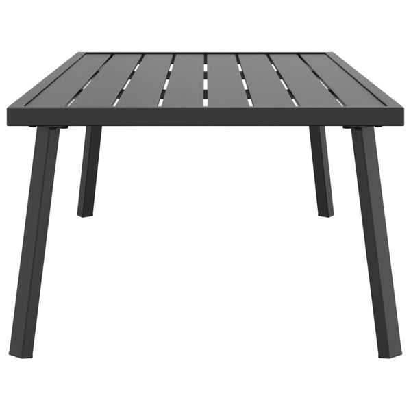 Puutarhasohva Antrasiitti 110X55X35 Cm Teräs