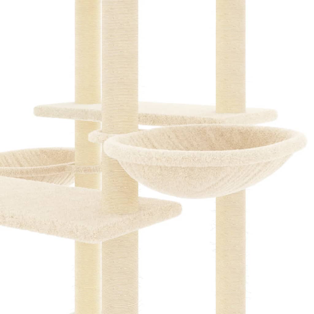 Kissan Kiipeilypuu Sisal- Raapimispylväillä 133 Cm