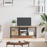 Tv-Taso 121X35X45 Cm Tekninen Puu Ja Rauta