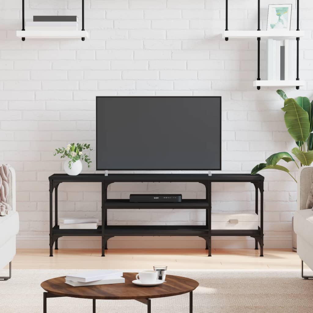 Tv-Taso 121X35X45 Cm Tekninen Puu Ja Rauta