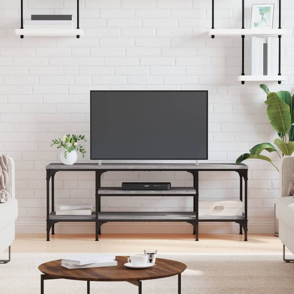 Tv-Taso 121X35X45 Cm Tekninen Puu Ja Rauta