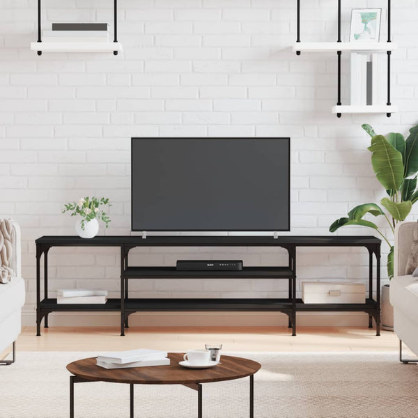 Tv-Taso 121X35X45 Cm Tekninen Puu Ja Rauta