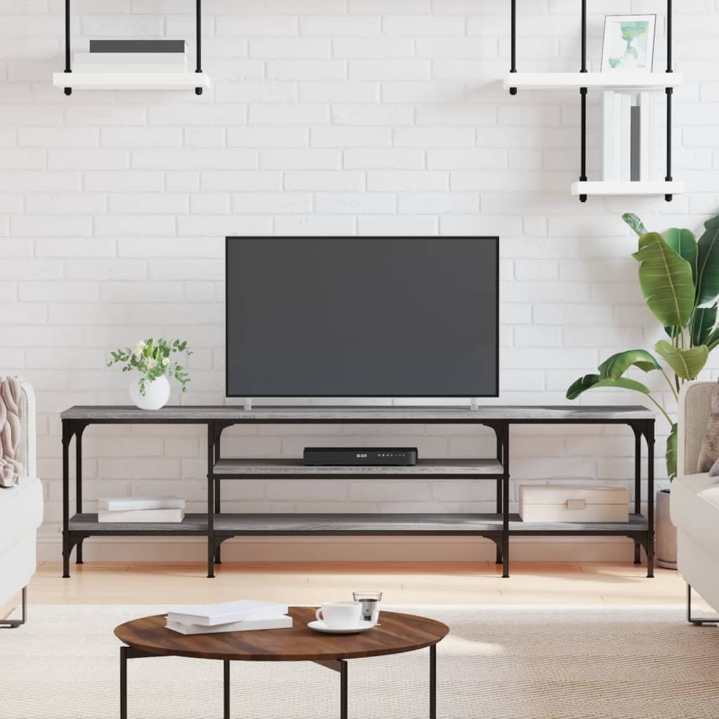 Tv-Taso 121X35X45 Cm Tekninen Puu Ja Rauta