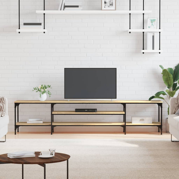 Tv-Taso 121X35X45 Cm Tekninen Puu Ja Rauta