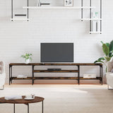 Tv-Taso 121X35X45 Cm Tekninen Puu Ja Rauta