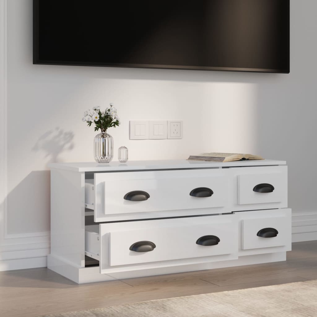 Tv-Taso 100X35,5X45 Cm Tekninen Puu