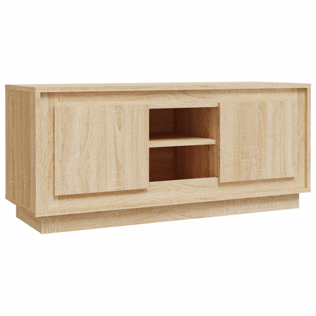 Tv-Taso Sonoma-Tammi 102X35X45 Cm Tekninen Puu