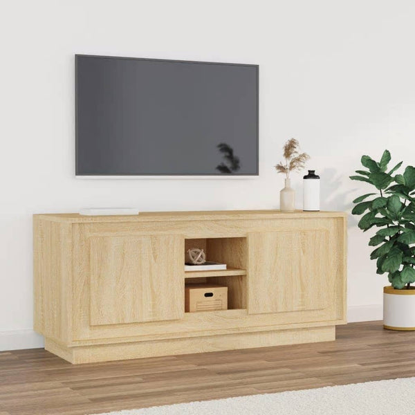 Tv-Taso Sonoma-Tammi 102X35X45 Cm Tekninen Puu