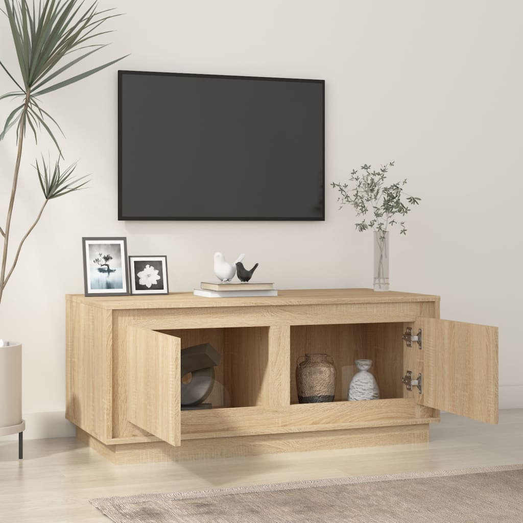 Sohvapöytä Sonoma-Tammi 102X50X44 Cm Tekninen Puu