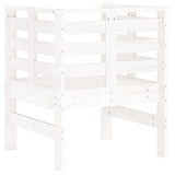 Puutarhatuolit 2 Kpl Valkoinen 61,5X53X71 Cm Täysi Mänty