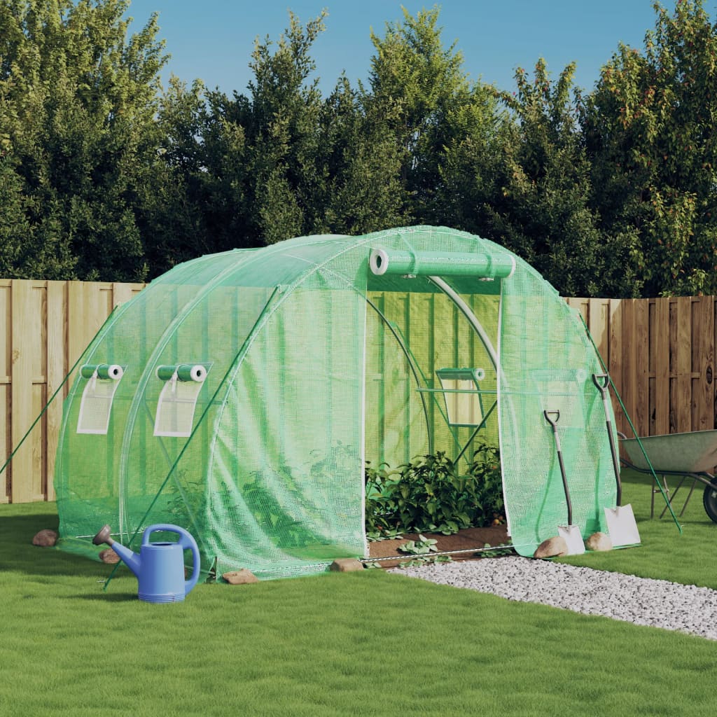 Kasvihuone Teräsrungolla 18 M²