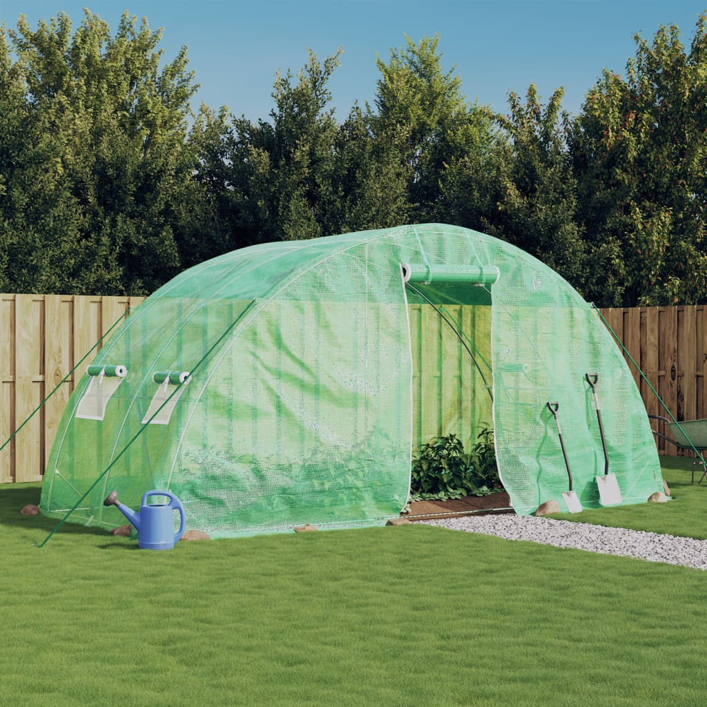 Kasvihuone Teräsrungolla 90 M² 18X5X2,3 M