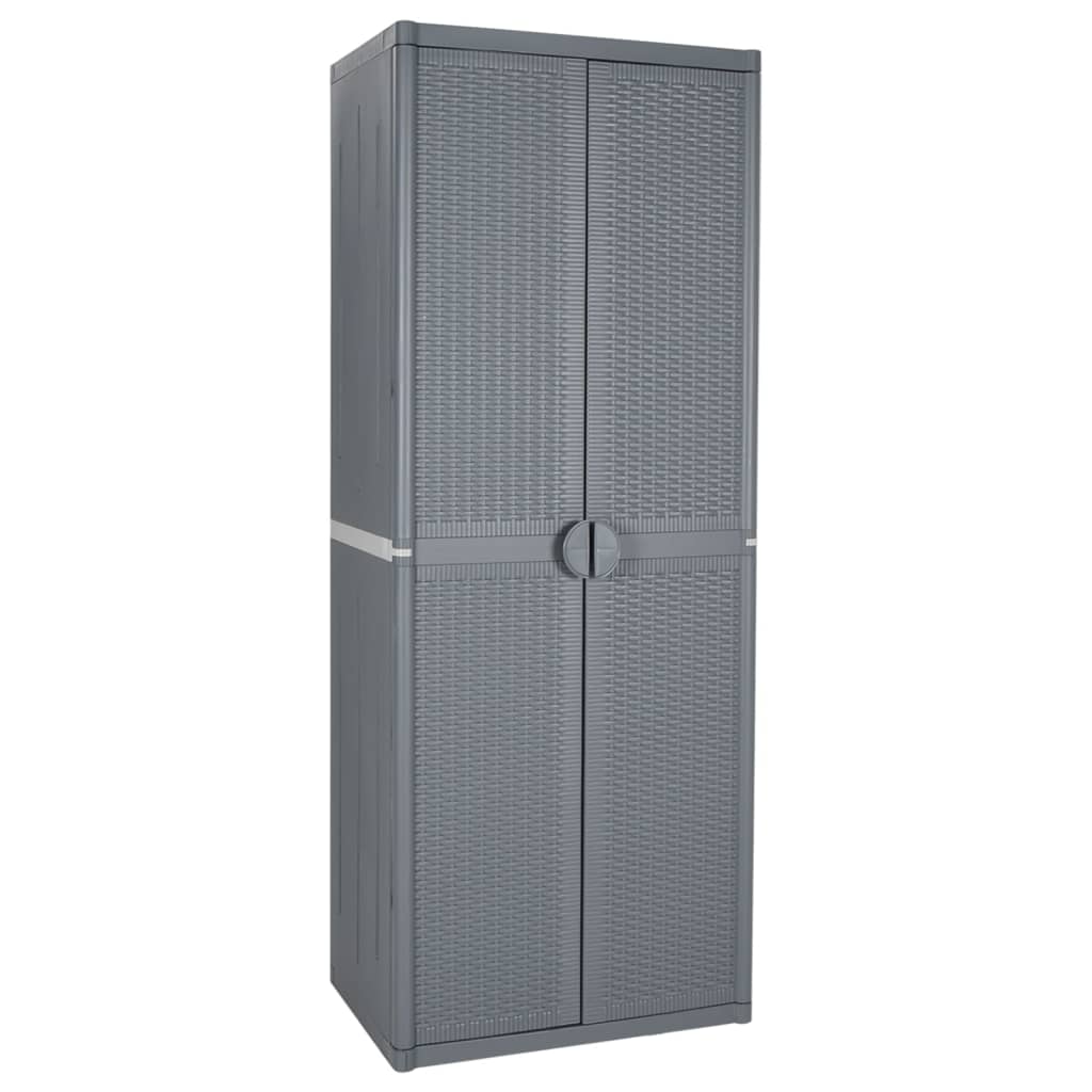 Puutarhan Varastokaappi 65X45X88 Cm Pp Rottinki