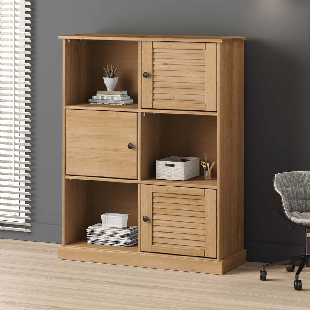 Kirjahylly Vigo 90X35X114,5 Cm Täysi Mänty