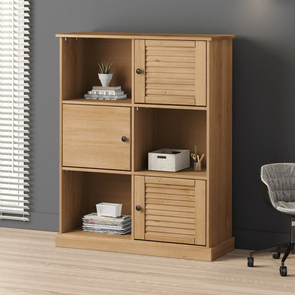 Kirjahylly Vigo 90X35X114,5 Cm Täysi Mänty