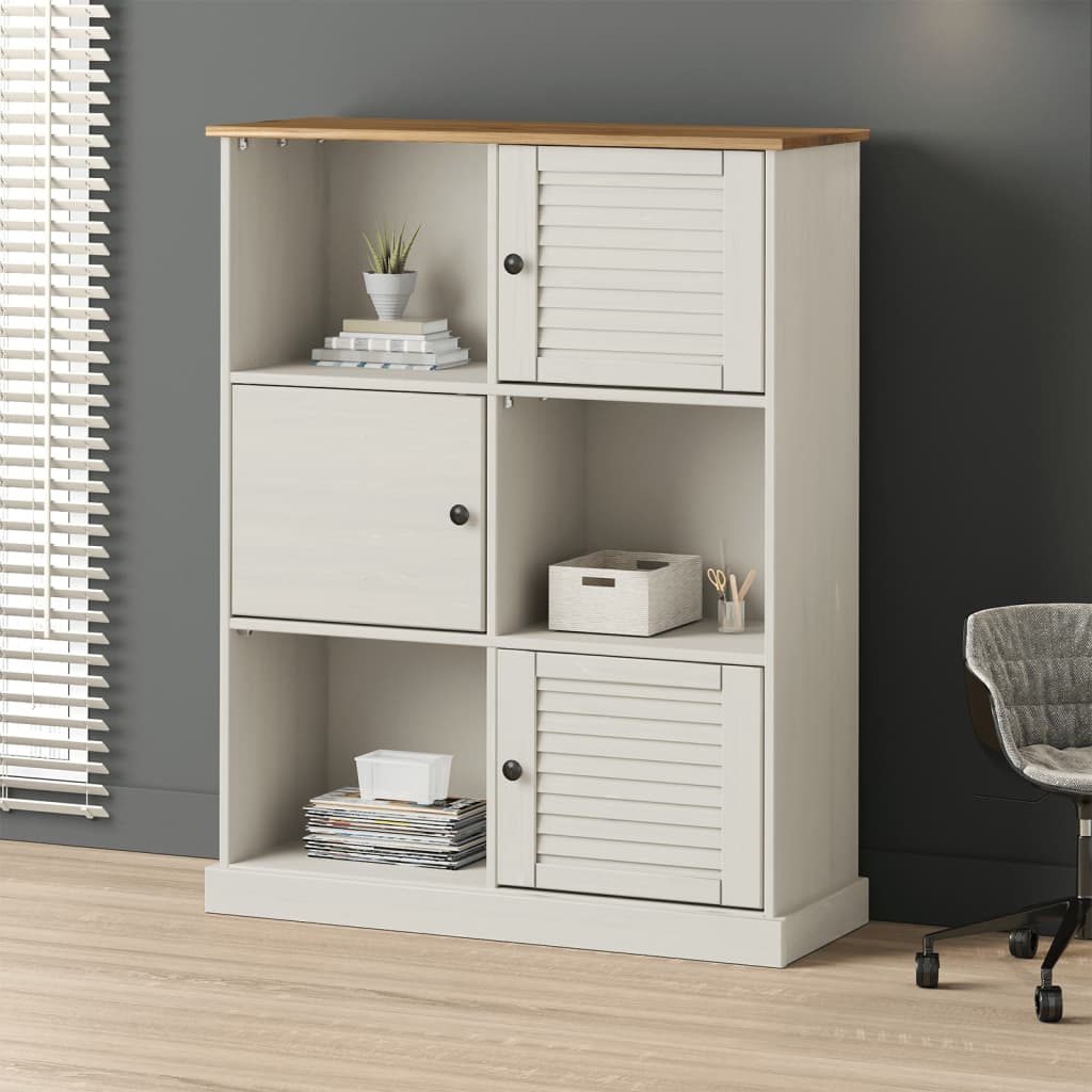 Kirjahylly Vigo 90X35X114,5 Cm Täysi Mänty