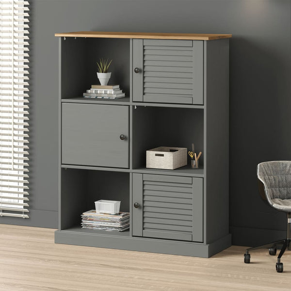 Kirjahylly Vigo 90X35X114,5 Cm Täysi Mänty