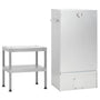 Bbq Savustinuuni Pöydällä Galvanoitu Teräs