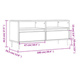 Tv-Taso 100X34,5X44,5 Cm Tekninen Puu