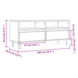 Tv-Taso 100X34,5X44,5 Cm Tekninen Puu