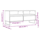 Tv-Taso 100X34,5X44,5 Cm Tekninen Puu