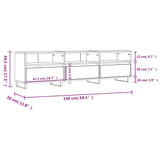 Tv-Taso 150X30X44,5 Cm Tekninen Puu