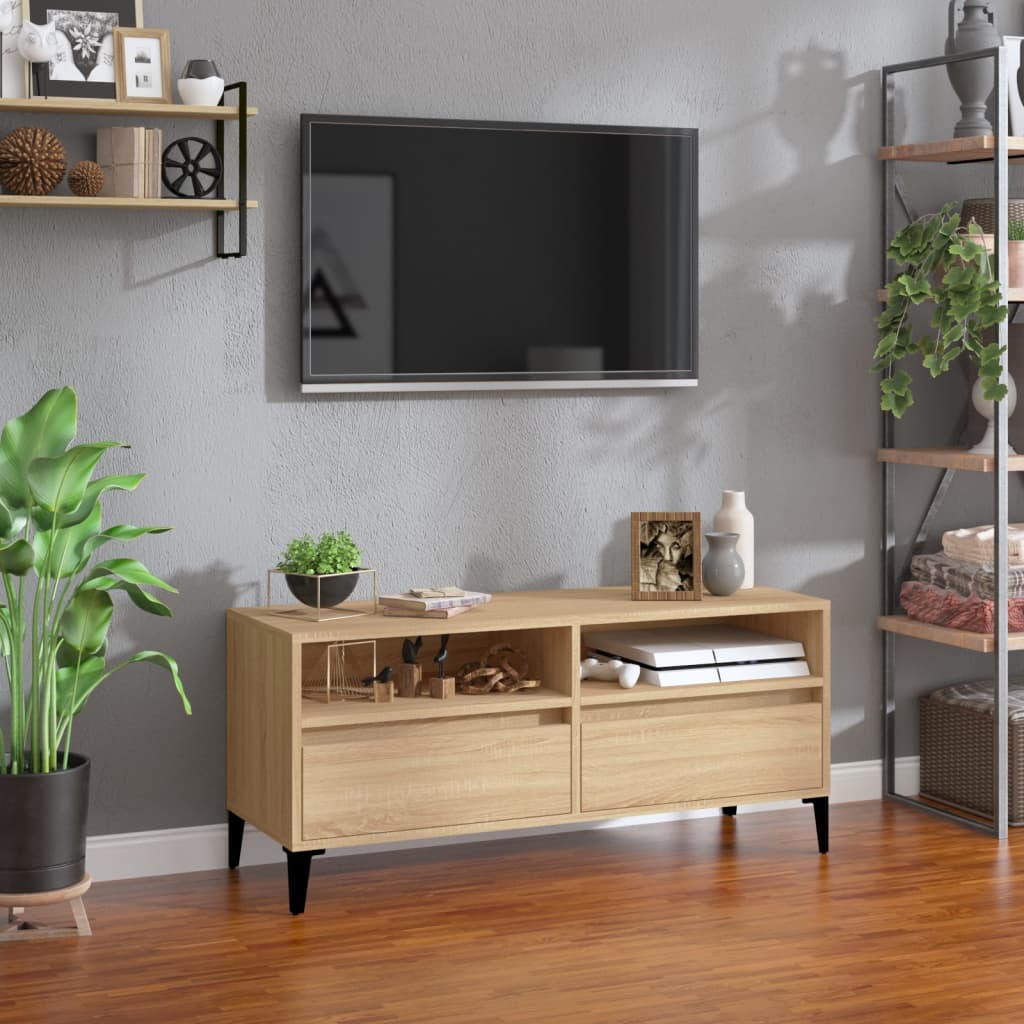 Tv-Taso 100X34,5X44,5 Cm Tekninen Puu