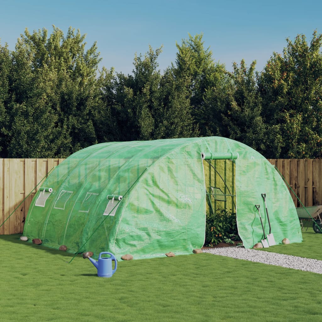 Kasvihuone Teräsrungolla 90 M² 18X5X2,3 M