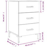 Yöpöytä 40X40X66 Cm Tekninen Puu