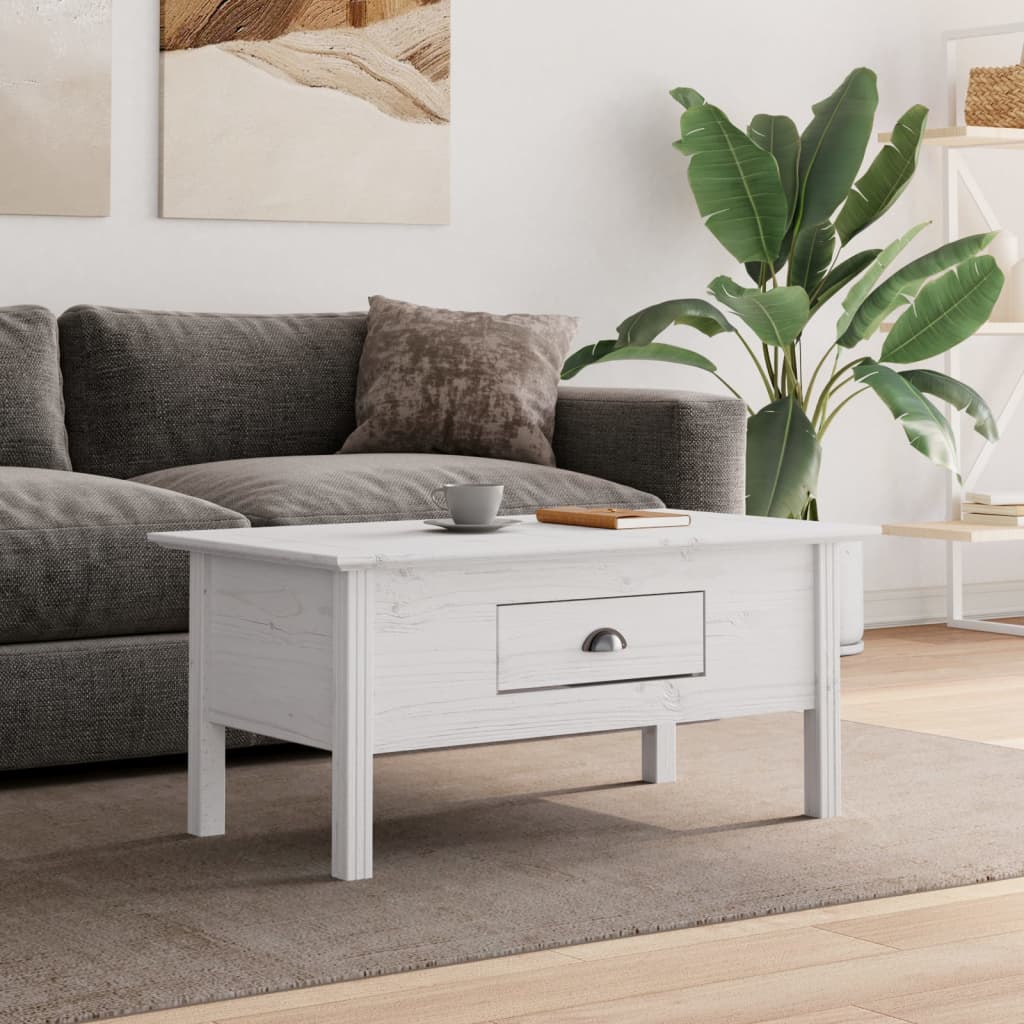 Sohvapöytä Bodo 100X55X46 Cm Täysi Mänty