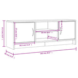 Tv-Taso 102X30X37,5 Cm Tekninen Puu