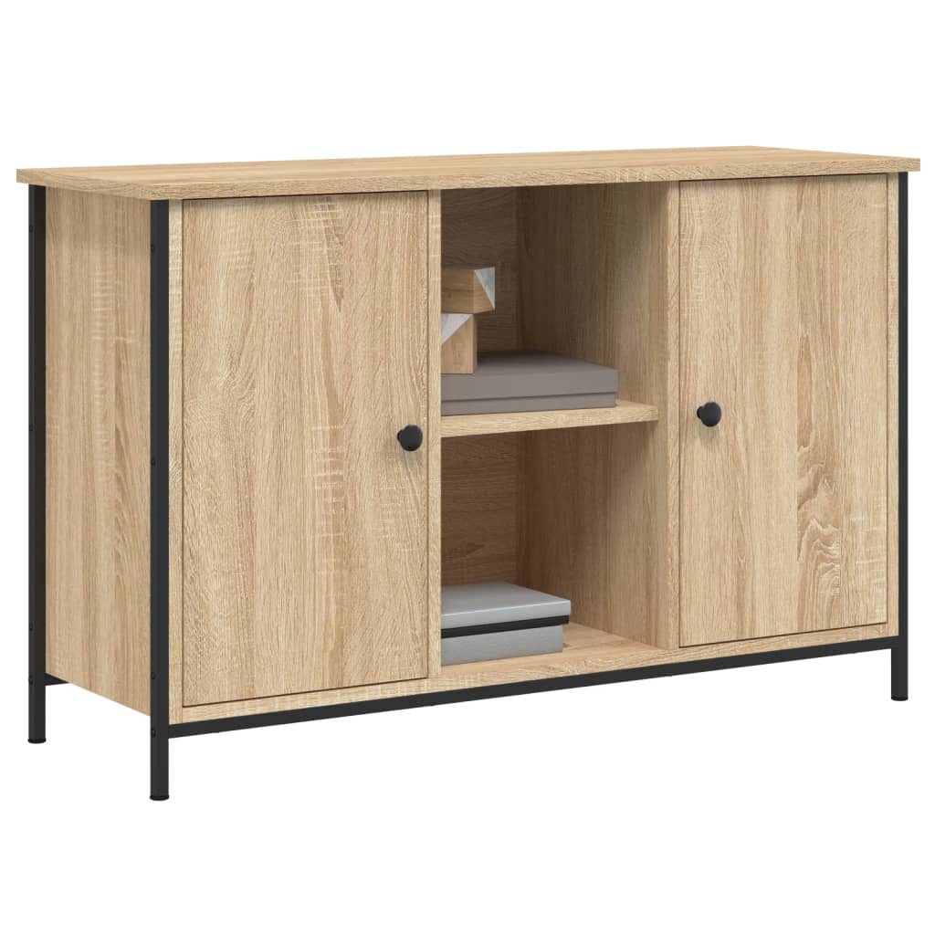 Tv-Taso Sonoma-Tammi 100X35X65 Cm Tekninen Puu