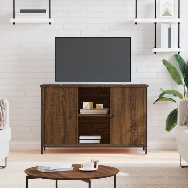 Tv-Taso Sonoma-Tammi 100X35X65 Cm Tekninen Puu