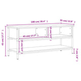 Tv-Taso Sonoma-Tammi 100X35X45 Cm Tekopuu