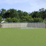 Koiran Ulkohäkki Katolla Hopea 12X12X2,5 M Galvanoitu Teräs
